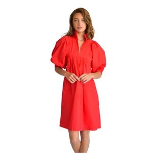 Never a Wallflower High Neck Dress Red Size Medium